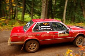 Levi Johnson / Griffin Johnson BMW 325e on SS3, Bob Lake I.