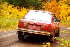 Levi Johnson / Griffin Johnson BMW 325e on SS3, Bob Lake I.