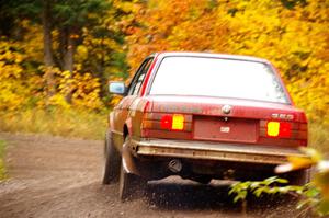 Levi Johnson / Griffin Johnson BMW 325e on SS3, Bob Lake I.