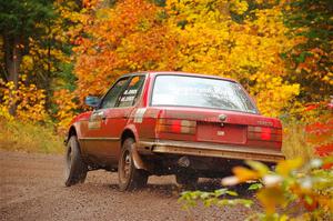 Levi Johnson / Griffin Johnson BMW 325e on SS3, Bob Lake I.