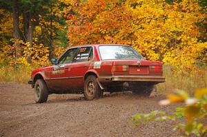 Levi Johnson / Griffin Johnson BMW 325e on SS3, Bob Lake I.