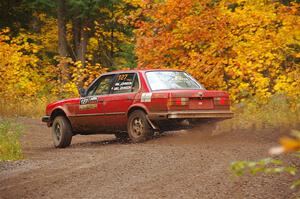 Levi Johnson / Griffin Johnson BMW 325e on SS3, Bob Lake I.