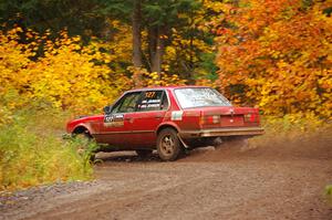 Levi Johnson / Griffin Johnson BMW 325e on SS3, Bob Lake I.