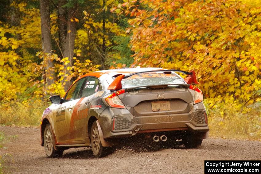 Gabriel Nieves / Thomas Hoster Honda Civic Hatchback Sport on SS3, Bob Lake I.