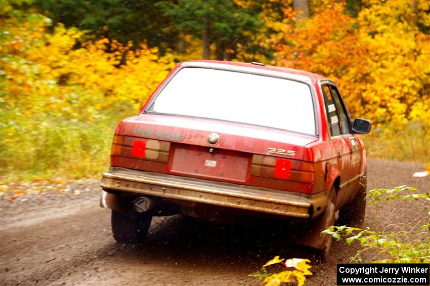 Levi Johnson / Griffin Johnson BMW 325e on SS3, Bob Lake I.