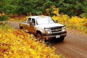 A Chevy Silverado pickup sweeps SS3, Bob Lake I.