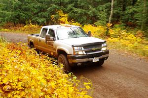 A Chevy Silverado pickup sweeps SS3, Bob Lake I.