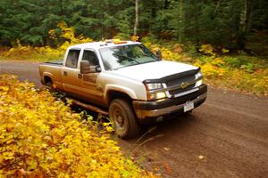 A Chevy Silverado pickup sweeps SS3, Bob Lake I.