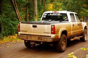 A Chevy Silverado pickup sweeps SS3, Bob Lake I.