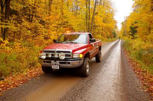 A Dodge Ram 1500 pickup sweeps SS3, Bob Lake I.