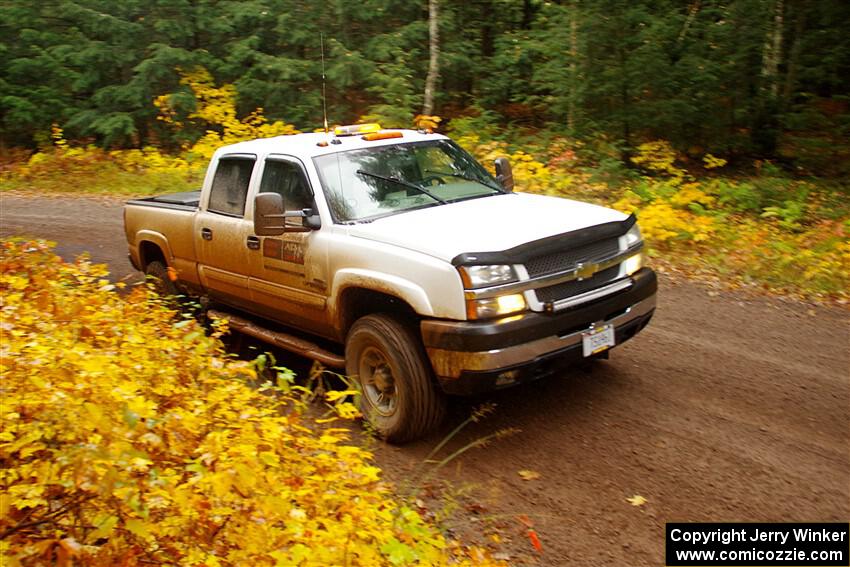 A Chevy Silverado pickup sweeps SS3, Bob Lake I.