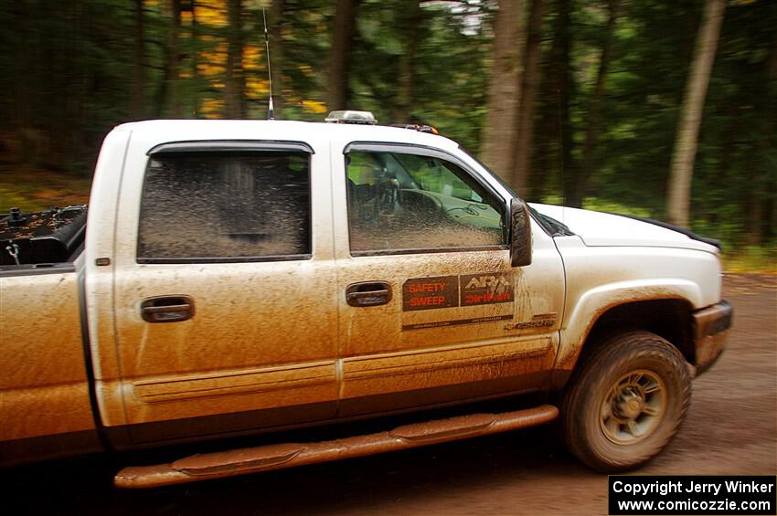 A Chevy Silverado pickup sweeps SS3, Bob Lake I.