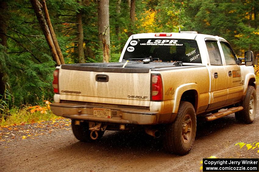 A Chevy Silverado pickup sweeps SS3, Bob Lake I.