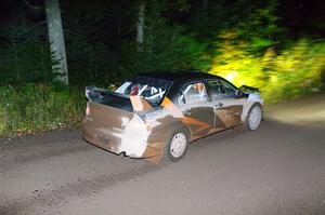 Tim Whitteridge / Ryan Dunham Mitsubishi Lancer Evo VIII on SS7, Bob Lake II.