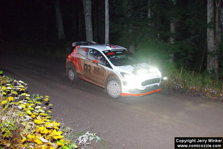 Tom Williams / Ross Whittock Ford Fiesta Rally2 on SS7, Bob Lake II.