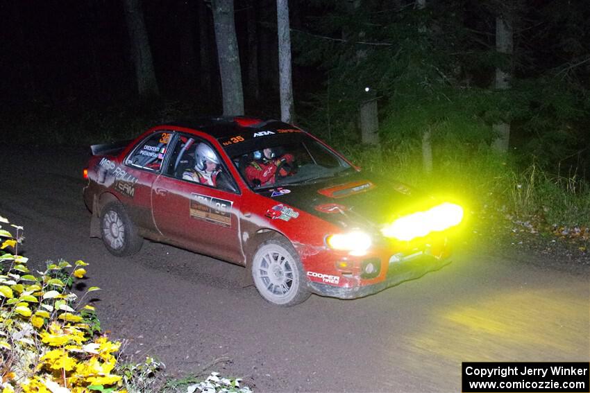 Mark Piatkowski / Aaron Crescenti Subaru Impreza 2.5RS on SS7, Bob Lake II.