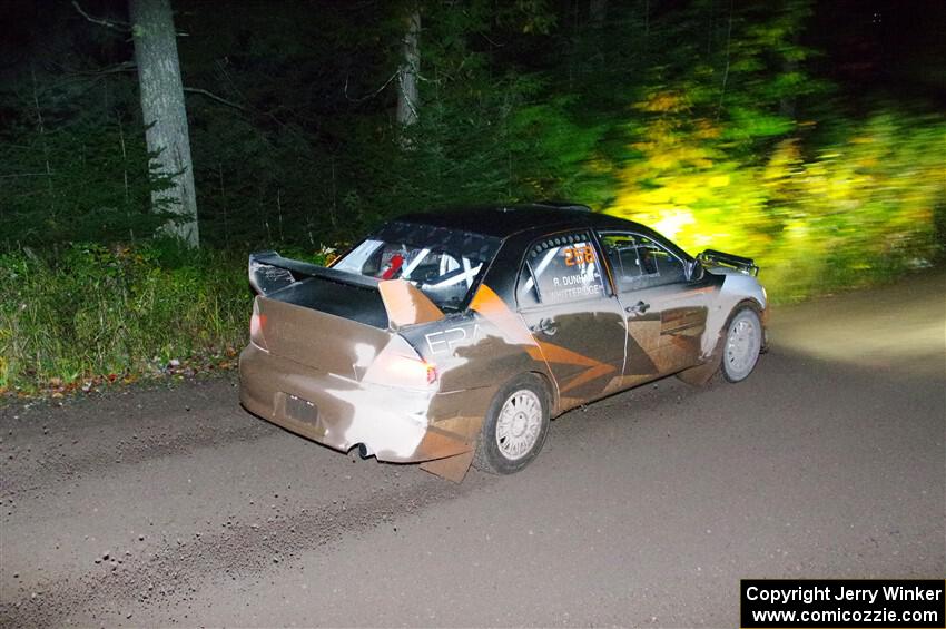 Tim Whitteridge / Ryan Dunham Mitsubishi Lancer Evo VIII on SS7, Bob Lake II.