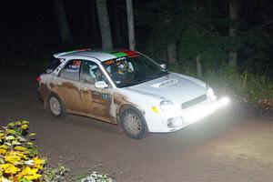 Ivo Draganov / Vladimir Yanev Subaru WRX Wagon on SS7, Bob Lake II.