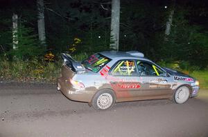 Dylan Gondyke / Sara Nonack Subaru Impreza on SS7, Bob Lake II.