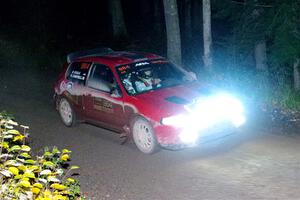 Vivian Campbell / Michael Hordijk Honda Civic on SS7, Bob Lake II.