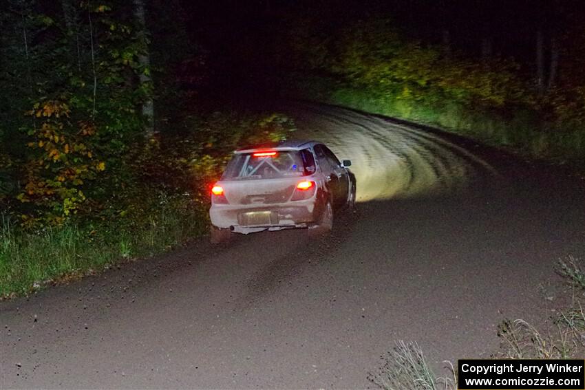 Ivo Draganov / Vladimir Yanev Subaru WRX Wagon on SS7, Bob Lake II.