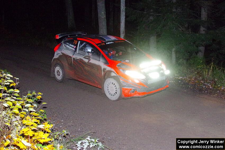 Dave Wallingford / Leanne Junnila Ford Fiesta R5 on SS7, Bob Lake II.