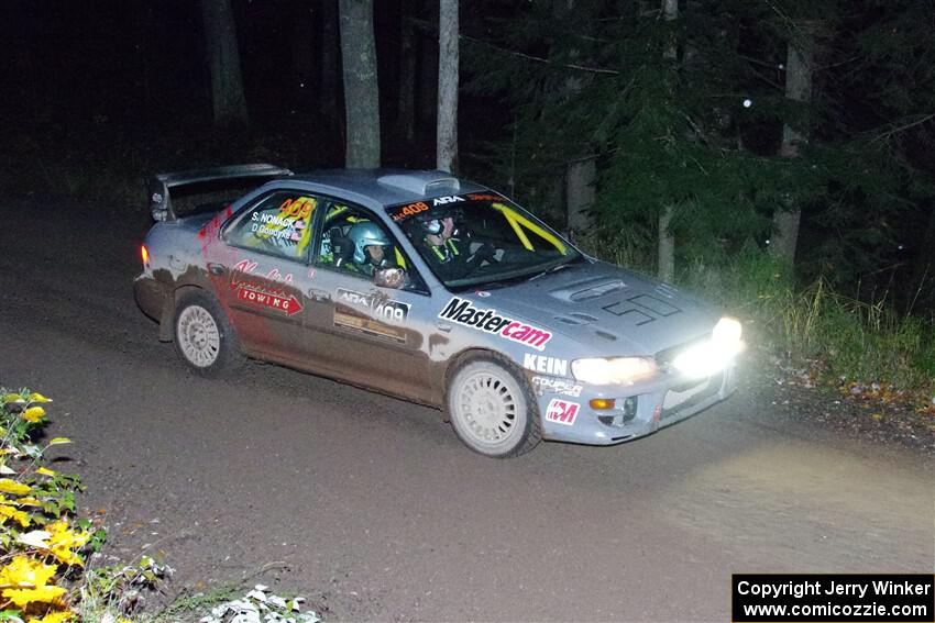 Dylan Gondyke / Sara Nonack Subaru Impreza on SS7, Bob Lake II.