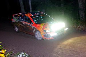 Sumit Panjabi / Stephen Kurey Mitsubishi Lancer Evo X on SS7, Bob Lake II.