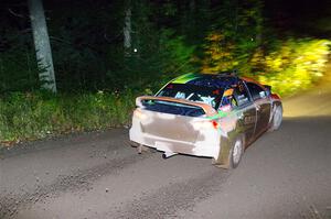 Sumit Panjabi / Stephen Kurey Mitsubishi Lancer Evo X on SS7, Bob Lake II.