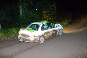 Jordon Haberer / Drew Staples Subaru Impreza on SS7, Bob Lake II.