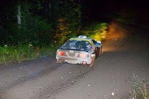 Kevin Schmidt / Kyle Roberts Mazda RX-7 on SS7, Bob Lake II.