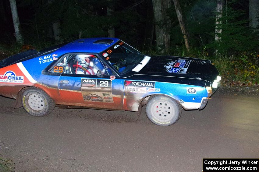 Tim O'Neil / Glen Ray AMC AMX on SS7, Bob Lake II.