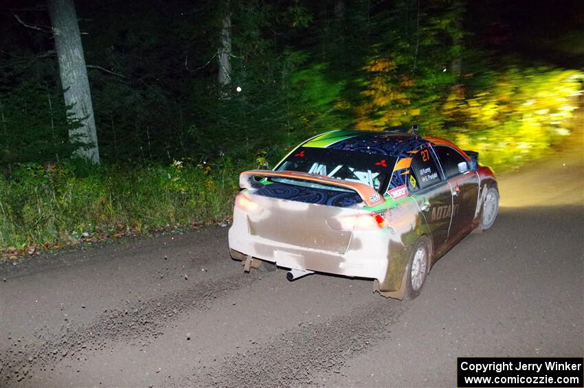 Sumit Panjabi / Stephen Kurey Mitsubishi Lancer Evo X on SS7, Bob Lake II.