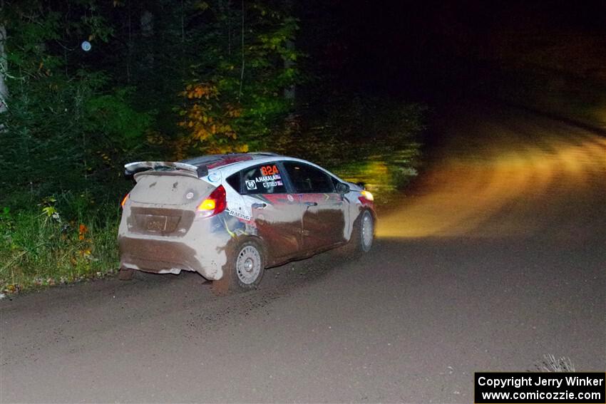 Cameron Steely / Alix Hakala Ford Fiesta ST on SS7, Bob Lake II.