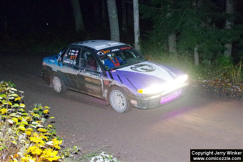 Michael Miller / Angelica Miller Mitsubishi Galant VR-4 on SS7, Bob Lake II.