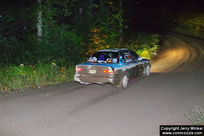 Michael Miller / Angelica Miller Mitsubishi Galant VR-4 on SS7, Bob Lake II.