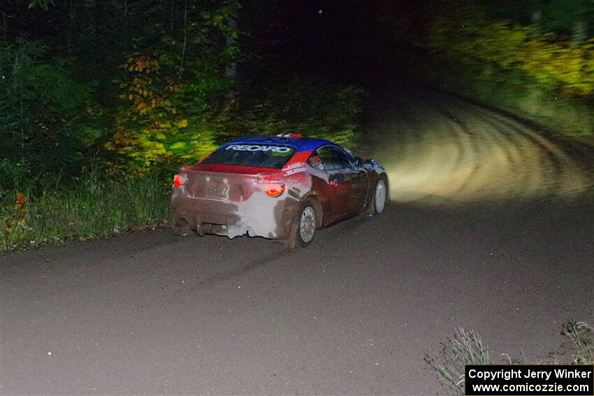 Santiago Iglesias / R.J. Kassel Subaru BRZ on SS7, Bob Lake II.