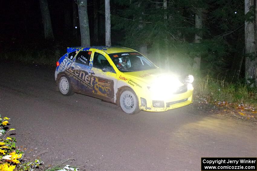 Scott Putnam / Dylan Duffy Subaru WRX STi on SS7, Bob Lake II.