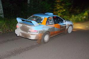 Tyler Matalas / Dustin Sharkozy Subaru Impreza LX on SS7, Bob Lake II.