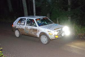 Mark Rokus / Tabitha Lohr VW GTI on SS7, Bob Lake II.