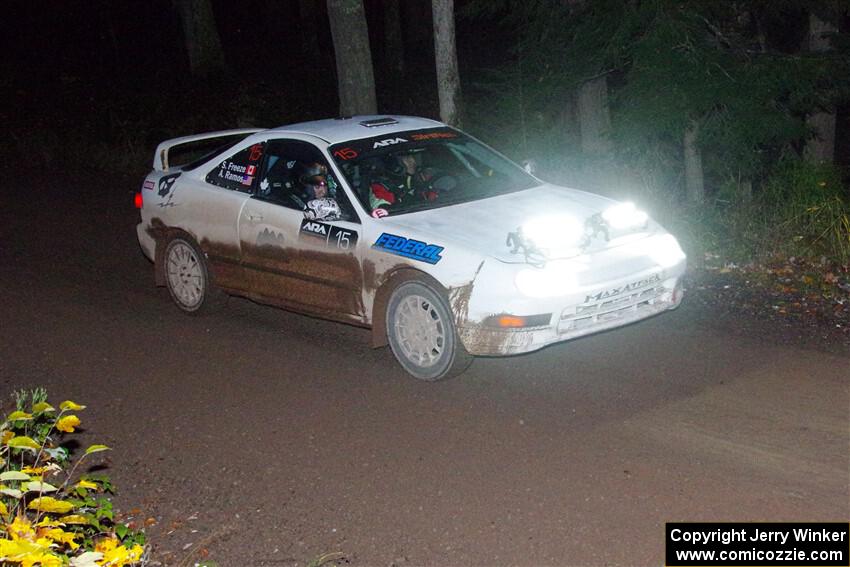 Alex Ramos / Sarah Freeze Acura Integra on SS7, Bob Lake II.