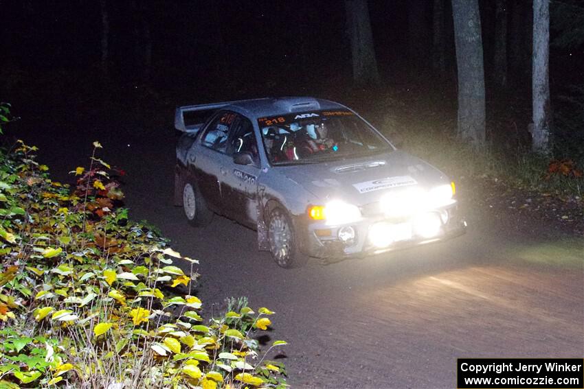 Nick Morris / Josh Kemp Subaru Impreza on SS7, Bob Lake II.