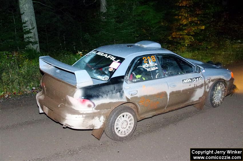 Nick Morris / Josh Kemp Subaru Impreza on SS7, Bob Lake II.