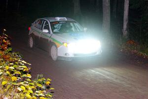 Sam Jacques / Trevor LaCombe Subaru Impreza on SS7, Bob Lake II.