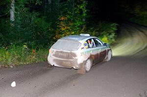 Sam Jacques / Trevor LaCombe Subaru Impreza on SS7, Bob Lake II.