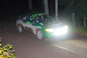 Jordan Locher / Tom Addison Subaru Impreza 2.5RS on SS7, Bob Lake II.