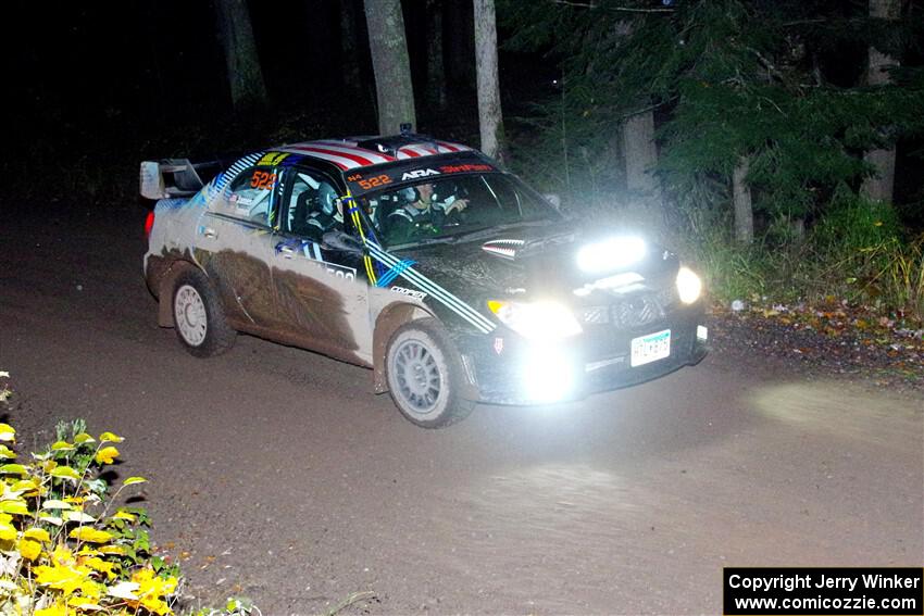 Matt James / Jackie James Subaru Impreza on SS7, Bob Lake II.