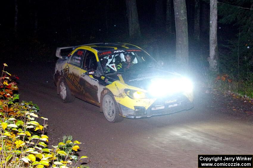 Colin Schulz / Jake Carlson Subaru WRX STi on SS7, Bob Lake II.