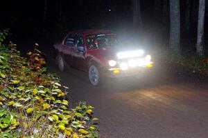 Levi Johnson / Griffin Johnson BMW 325e on SS7, Bob Lake II.