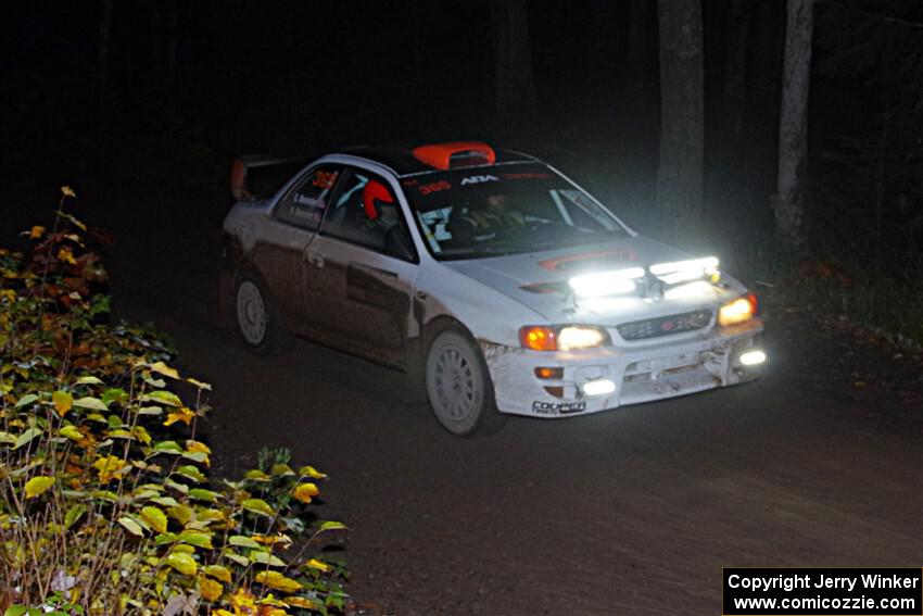 Richard Donovan / Greg Donovan Subaru Impreza on SS7, Bob Lake II.